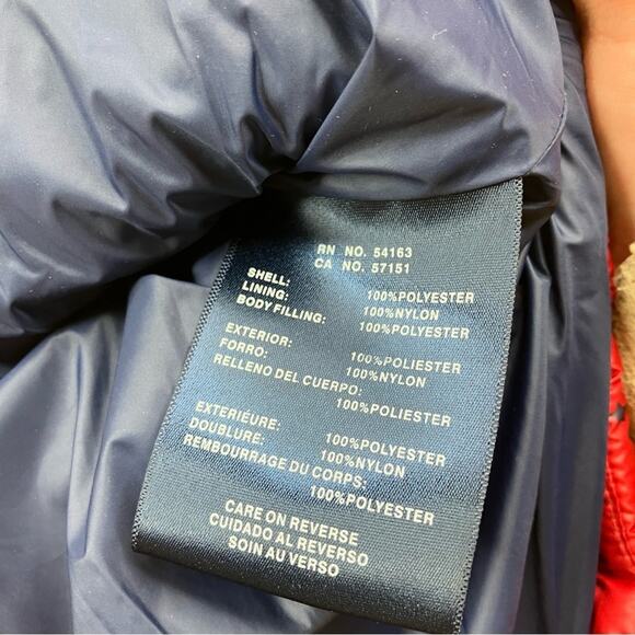 Tommy Hilfiger | Red Star Spangled Full Zip Puffer Vest SMALL - Picture 4 of 5